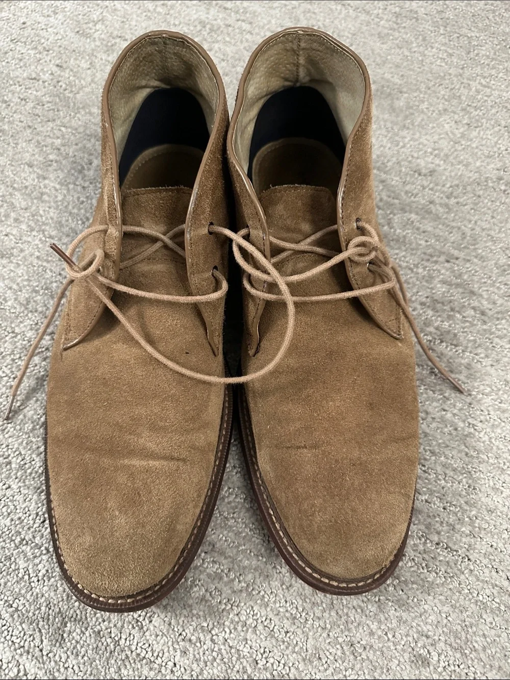 Banana Republic Men's Suede Chukka Boots in Tan
